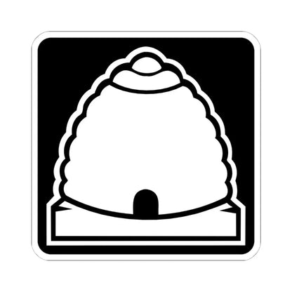 Utah blank (Utah) (Road Sign) STICKER Vinyl Kiss-Cut Decal 6 Inch White - The Sticker Space