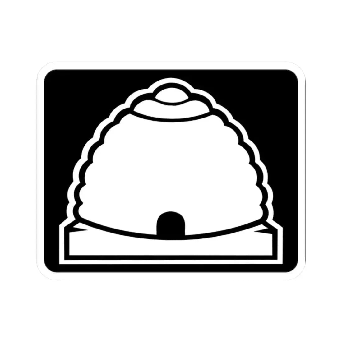 Utah blank wide (Utah) (Road Sign) STICKER Vinyl Kiss-Cut Decal 2 Inch White - The Sticker Space