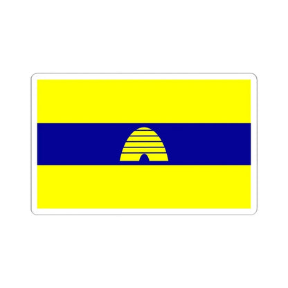 Utah Proposed Flag Design Number 15 (United States) STICKER Vinyl Kiss-Cut Decal 4 Inch White - The Sticker Space