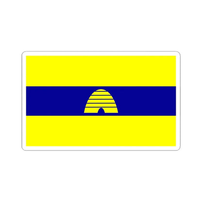 Utah Proposed Flag Design Number 15 (United States) STICKER Vinyl Kiss-Cut Decal 6 Inch White - The Sticker Space