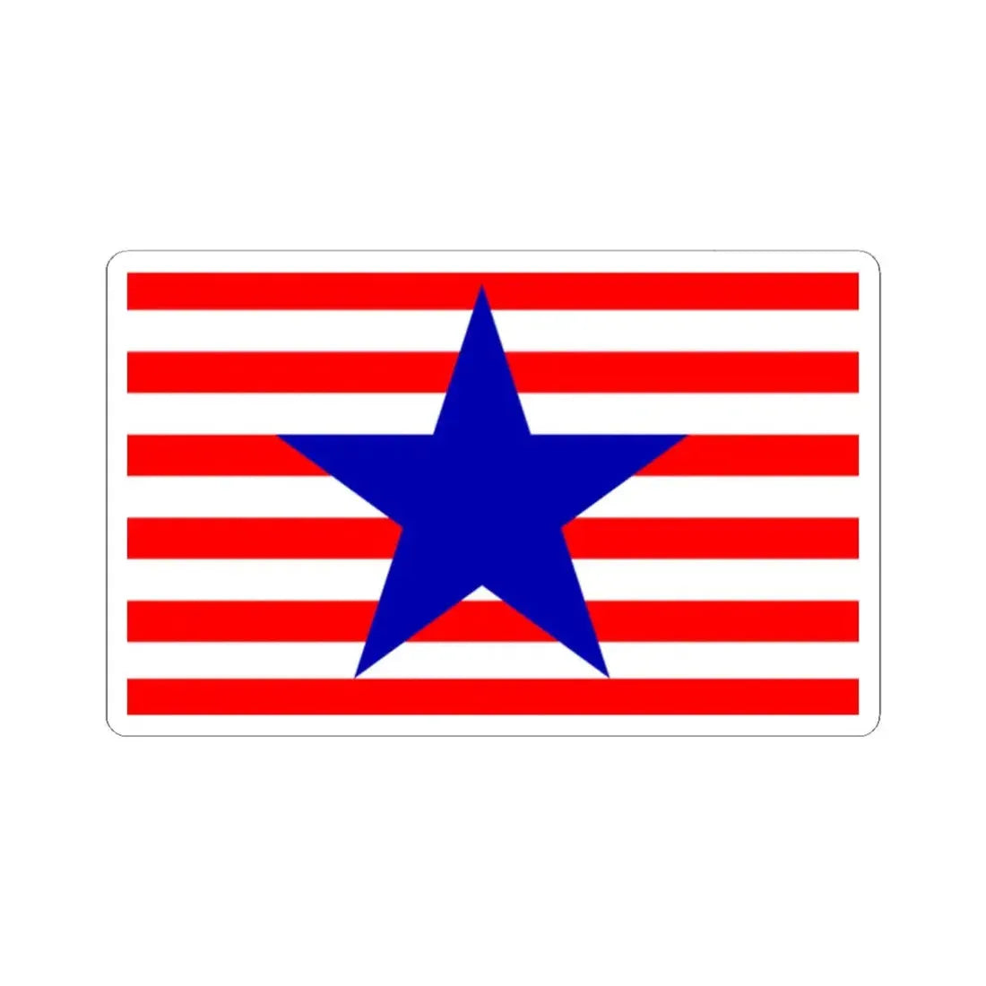 Utah Proposed Flag Design Number 18 (United States) STICKER Vinyl Kiss-Cut Decal 2 Inch White - The Sticker Space