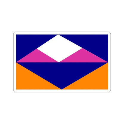 Utah Proposed Flag Design Number 20 (United States) STICKER Vinyl Kiss-Cut Decal 3 Inch White - The Sticker Space