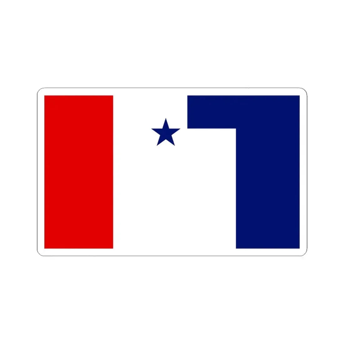 Utah Proposed Flag Design Number 34 (United States) STICKER Vinyl Kiss-Cut Decal 6 Inch White - The Sticker Space