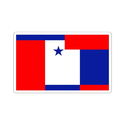 Utah Proposed Flag Design Number 5 (United States) STICKER Vinyl Kiss-Cut Decal 4 Inch White - The Sticker Space