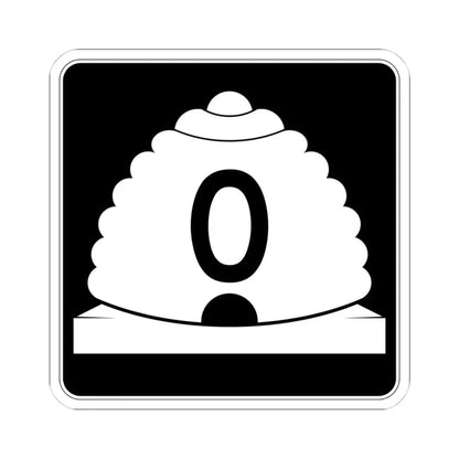 Utah SR 0 (Utah) (Road Sign) STICKER Vinyl Kiss-Cut Decal 4 Inch White - The Sticker Space