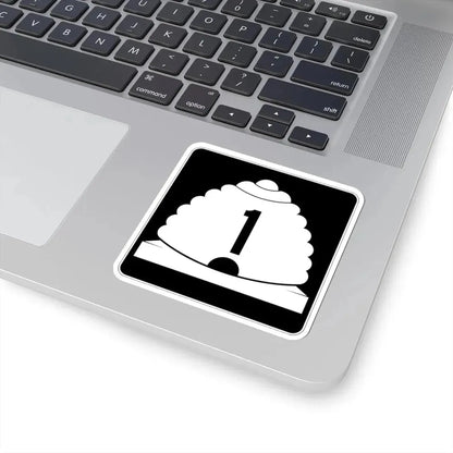 Utah SR 1 (Utah) (Road Sign) STICKER Vinyl Kiss-Cut Decal - The Sticker Space