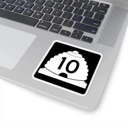 Utah SR 10 (Utah) (Road Sign) STICKER Vinyl Kiss-Cut Decal - The Sticker Space