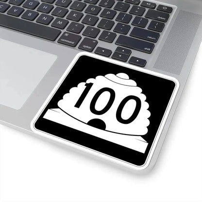 Utah SR 100 (Utah) (Road Sign) STICKER Vinyl Kiss-Cut Decal - The Sticker Space