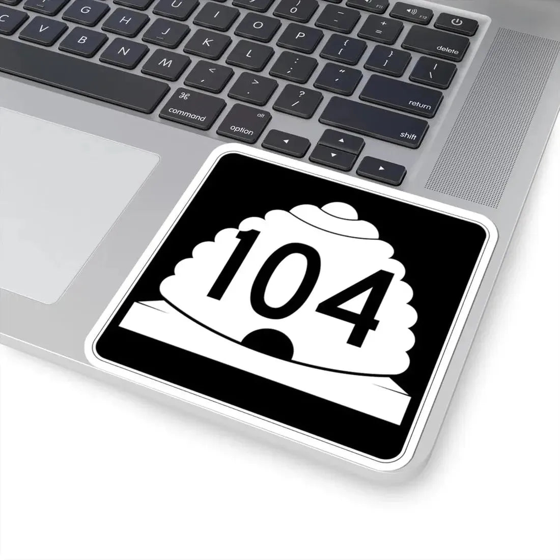 Utah SR 104 (Utah) (Road Sign) STICKER Vinyl Kiss-Cut Decal - The Sticker Space