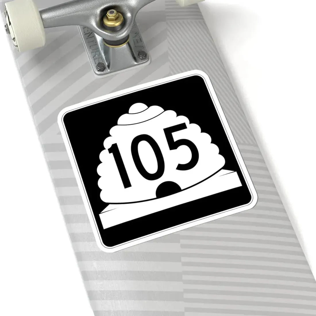 Utah SR 105 (Utah) (Road Sign) STICKER Vinyl Kiss-Cut Decal - The Sticker Space
