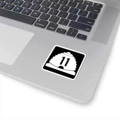 Utah SR 11 (Utah) (Road Sign) STICKER Vinyl Kiss-Cut Decal - The Sticker Space