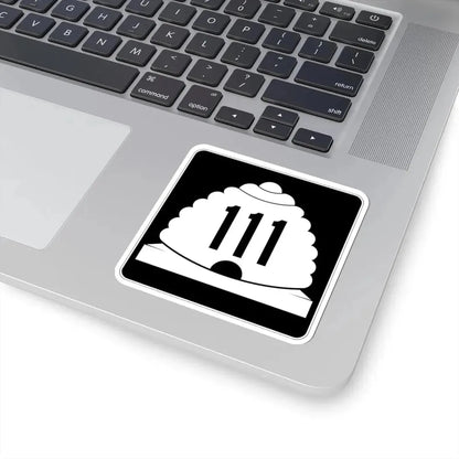 Utah SR 111 (Utah) (Road Sign) STICKER Vinyl Kiss-Cut Decal - The Sticker Space