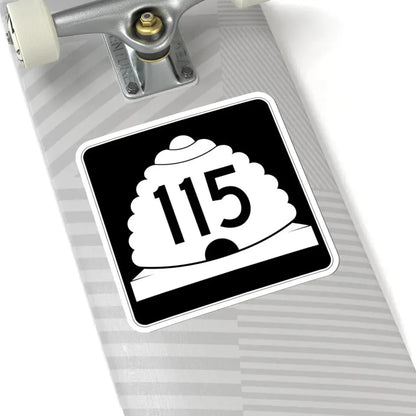 Utah SR 115 (Utah) (Road Sign) STICKER Vinyl Kiss-Cut Decal - The Sticker Space