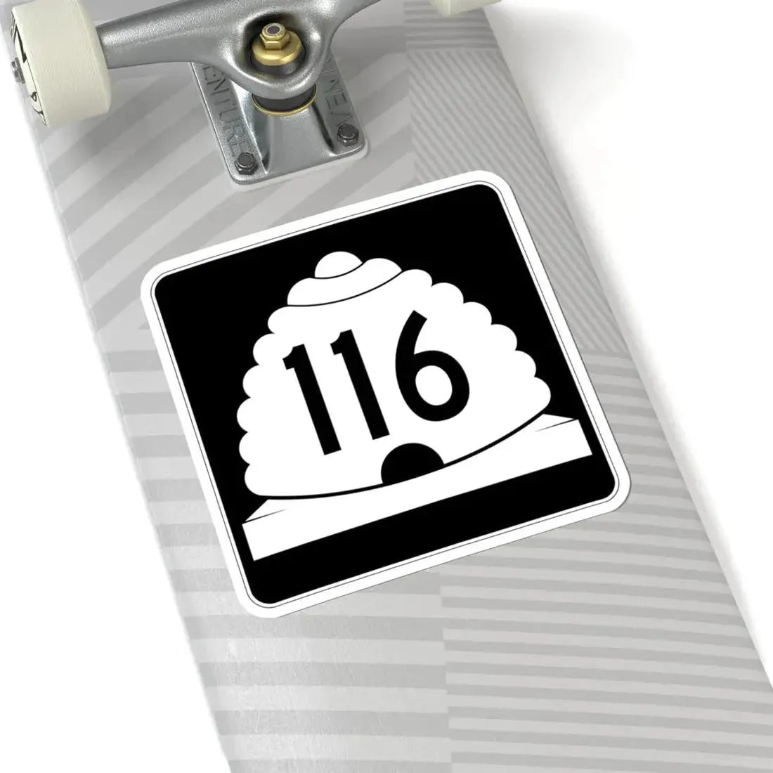 Utah SR 116 (Utah) (Road Sign) STICKER Vinyl Kiss-Cut Decal - The Sticker Space