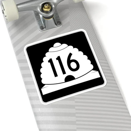 Utah SR 116 (Utah) (Road Sign) STICKER Vinyl Kiss-Cut Decal - The Sticker Space