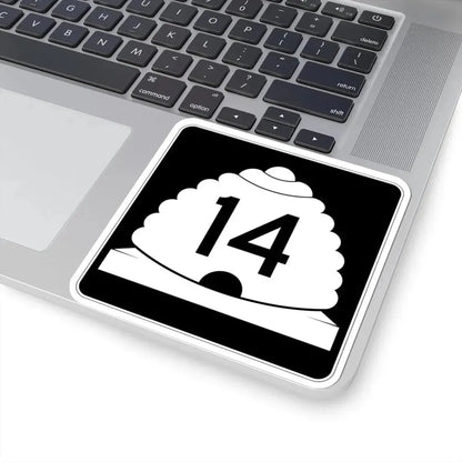 Utah SR 14 (Utah) (Road Sign) STICKER Vinyl Kiss-Cut Decal - The Sticker Space