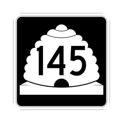 Utah SR 145 (Utah) (Road Sign) STICKER Vinyl Kiss-Cut Decal - The Sticker Space