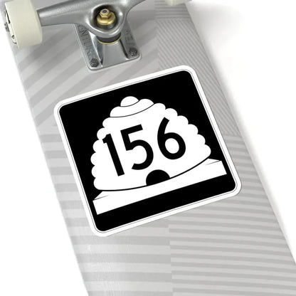 Utah SR 156 (Utah) (Road Sign) STICKER Vinyl Kiss-Cut Decal - The Sticker Space