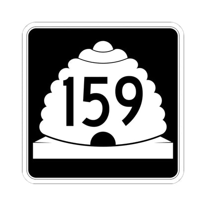 Utah SR 159 (Utah) (Road Sign) STICKER Vinyl Kiss-Cut Decal 6 Inch White - The Sticker Space