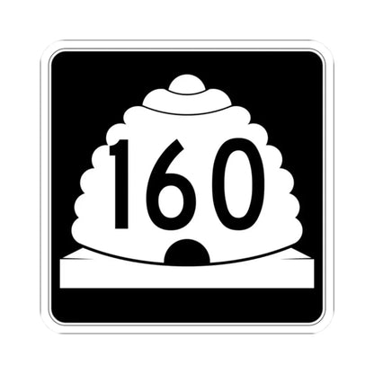 Utah SR 160 (Utah) (Road Sign) STICKER Vinyl Kiss-Cut Decal 2 Inch White - The Sticker Space