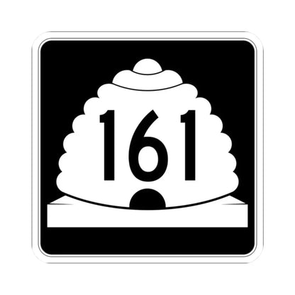 Utah SR 161 (Utah) (Road Sign) STICKER Vinyl Kiss-Cut Decal 2 Inch White - The Sticker Space