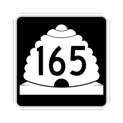 Utah SR 165 (Utah) (Road Sign) STICKER Vinyl Kiss-Cut Decal 2 Inch White - The Sticker Space