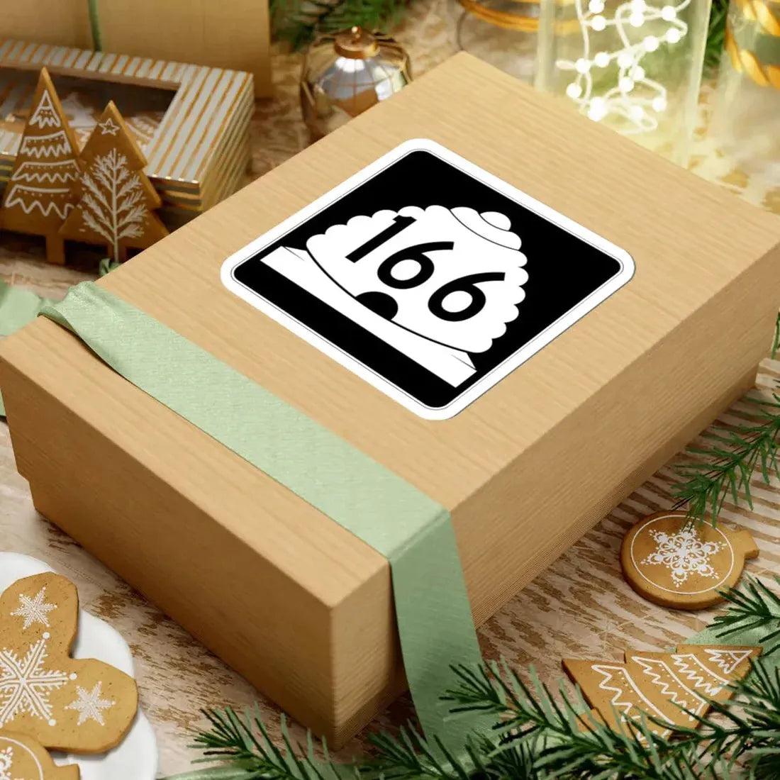 Utah SR 166 (Utah) (Road Sign) STICKER Vinyl Kiss-Cut Decal - The Sticker Space