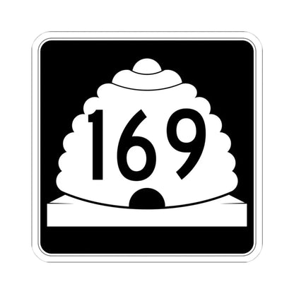 Utah SR 169 (Utah) (Road Sign) STICKER Vinyl Kiss-Cut Decal 4 Inch White - The Sticker Space