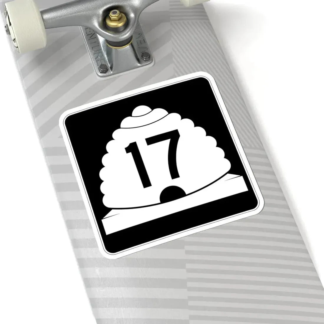 Utah SR 17 (Utah) (Road Sign) STICKER Vinyl Kiss-Cut Decal - The Sticker Space