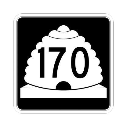 Utah SR 170 (Utah) (Road Sign) STICKER Vinyl Kiss-Cut Decal 3 Inch White - The Sticker Space