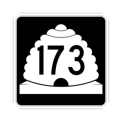 Utah SR 173 (Utah) (Road Sign) STICKER Vinyl Kiss-Cut Decal 2 Inch White - The Sticker Space