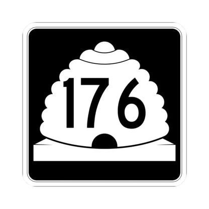 Utah SR 176 (Utah) (Road Sign) STICKER Vinyl Kiss-Cut Decal 2 Inch White - The Sticker Space