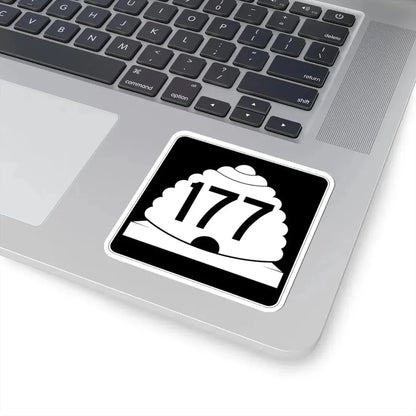 Utah SR 177 (Utah) (Road Sign) STICKER Vinyl Kiss-Cut Decal - The Sticker Space