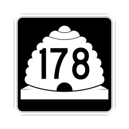Utah SR 178 (Utah) (Road Sign) STICKER Vinyl Kiss-Cut Decal 2 Inch White - The Sticker Space