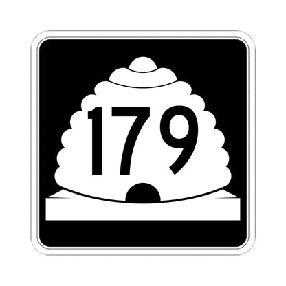 Utah SR 179 (Utah) (Road Sign) STICKER Vinyl Kiss-Cut Decal 6 Inch White - The Sticker Space