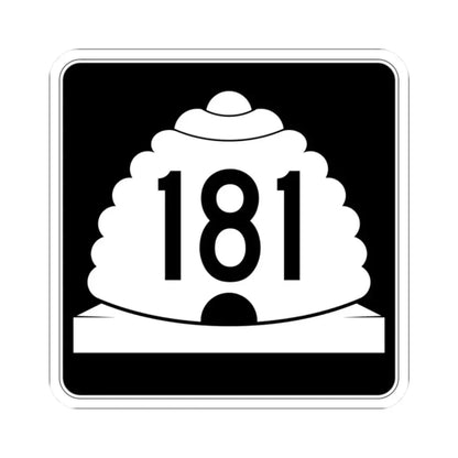 Utah SR 181 (Utah) (Road Sign) STICKER Vinyl Kiss-Cut Decal 2 Inch White - The Sticker Space