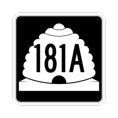 Utah SR 181A (Utah) (Road Sign) STICKER Vinyl Kiss-Cut Decal 4 Inch White - The Sticker Space