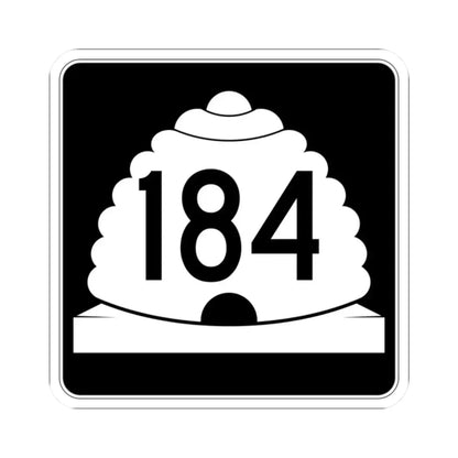 Utah SR 184 (Utah) (Road Sign) STICKER Vinyl Kiss-Cut Decal 2 Inch White - The Sticker Space
