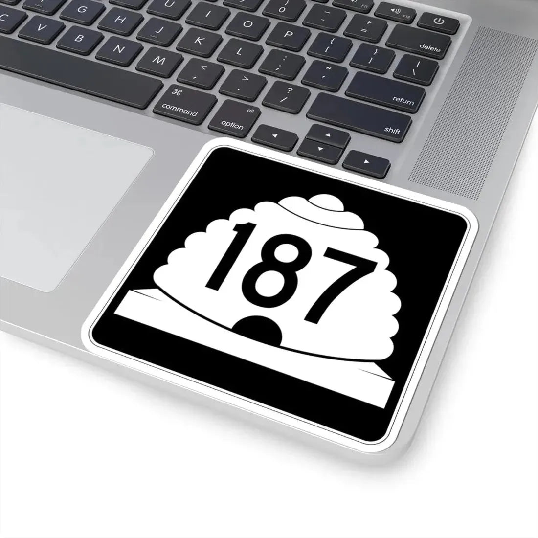 Utah SR 187 (Utah) (Road Sign) STICKER Vinyl Kiss-Cut Decal - The Sticker Space