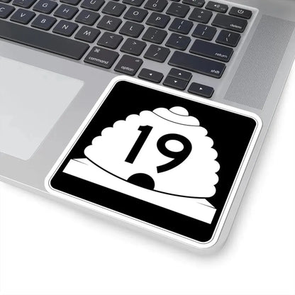 Utah SR 19 (Utah) (Road Sign) STICKER Vinyl Kiss-Cut Decal - The Sticker Space