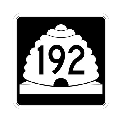 Utah SR 192 (Utah) (Road Sign) STICKER Vinyl Kiss-Cut Decal 6 Inch White - The Sticker Space