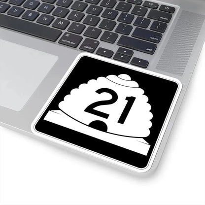 Utah SR 21 (Utah) (Road Sign) STICKER Vinyl Kiss-Cut Decal - The Sticker Space
