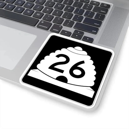 Utah SR 26 (Utah) (Road Sign) STICKER Vinyl Kiss-Cut Decal - The Sticker Space