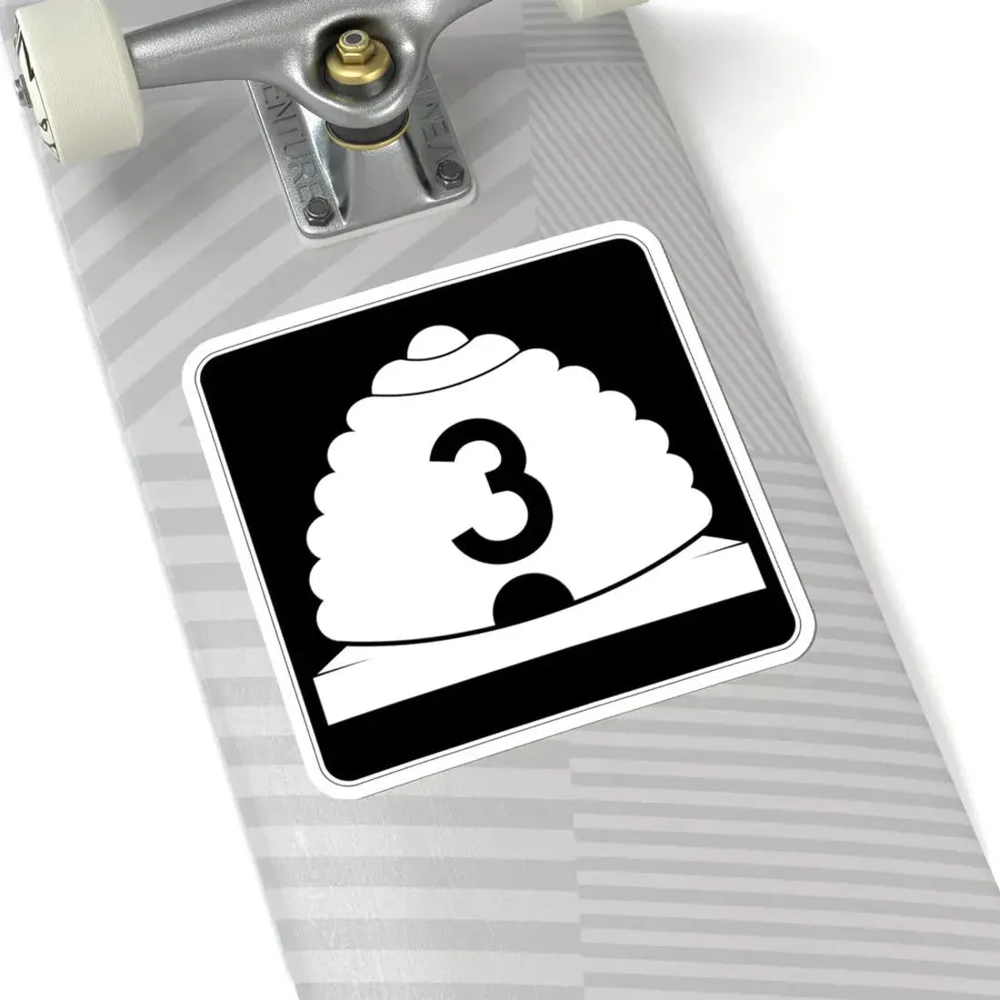 Utah SR 3 (Utah) (Road Sign) STICKER Vinyl Kiss-Cut Decal - The Sticker Space