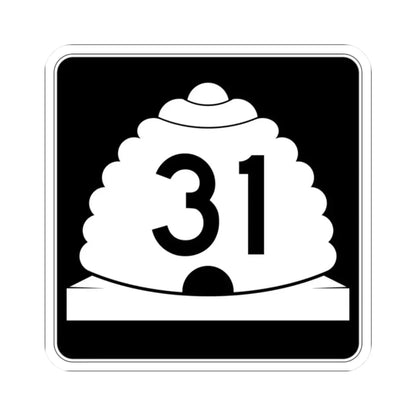Utah SR 31 (Utah) (Road Sign) STICKER Vinyl Kiss-Cut Decal 2 Inch White - The Sticker Space