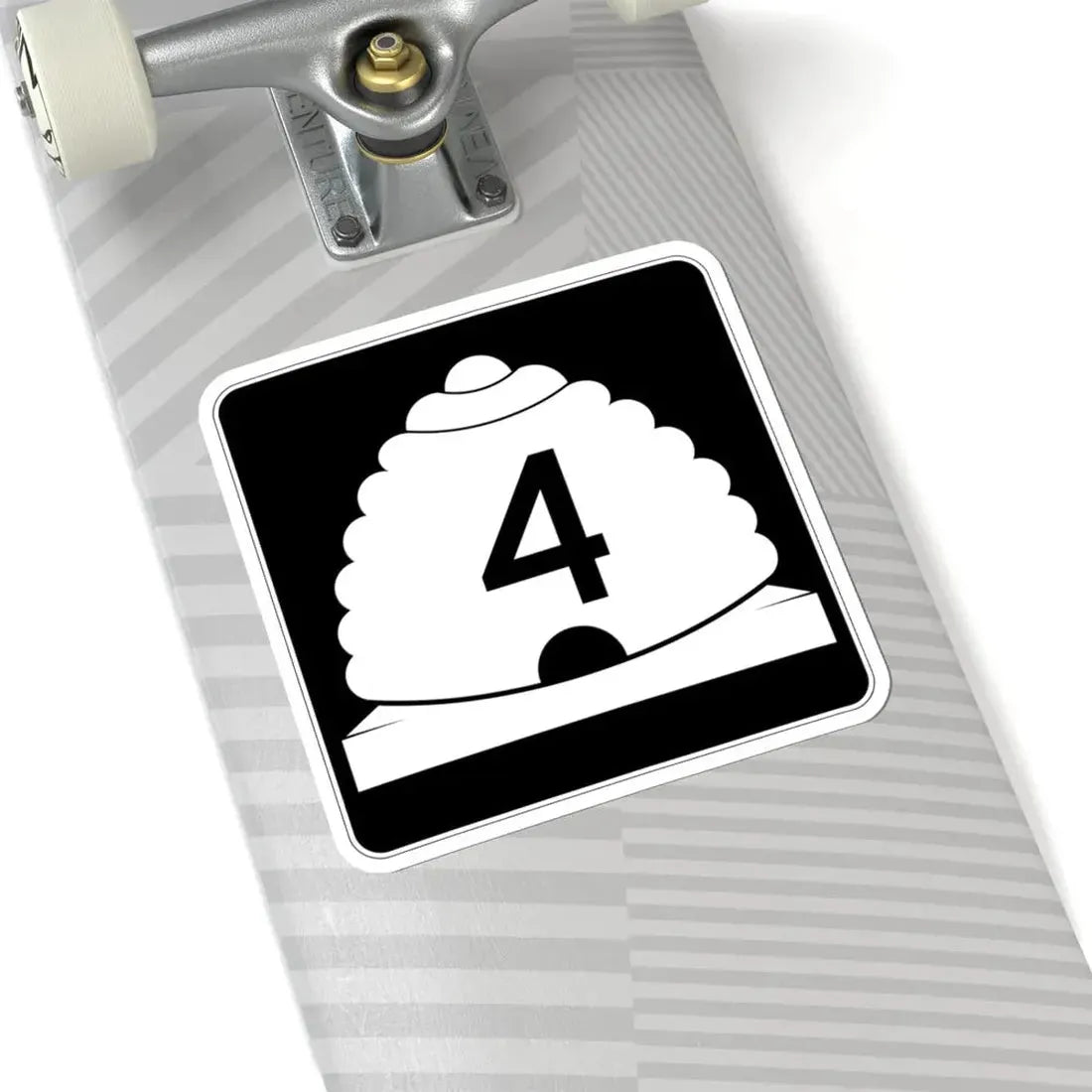 Utah SR 4 (Utah) (Road Sign) STICKER Vinyl Kiss-Cut Decal - The Sticker Space