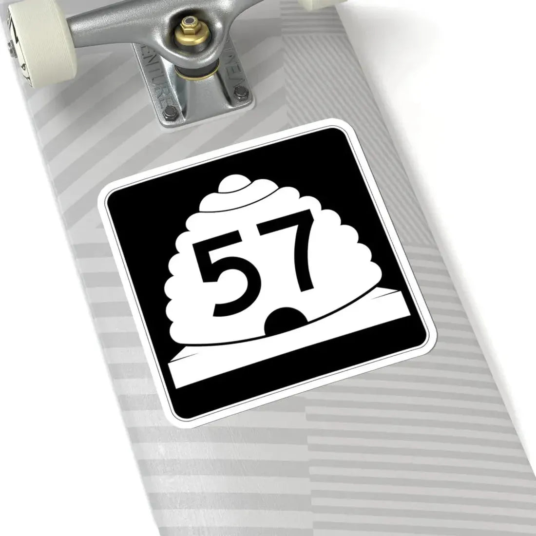 Utah SR 57 (Utah) (Road Sign) STICKER Vinyl Kiss-Cut Decal - The Sticker Space