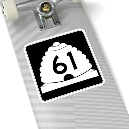Utah SR 61 (Utah) (Road Sign) STICKER Vinyl Kiss-Cut Decal - The Sticker Space