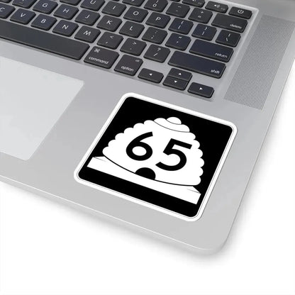 Utah SR 65 (Utah) (Road Sign) STICKER Vinyl Kiss-Cut Decal - The Sticker Space