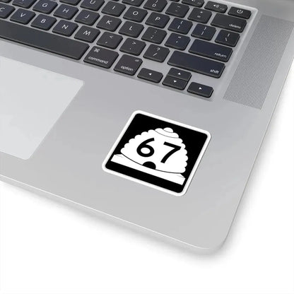 Utah SR 67 (Utah) (Road Sign) STICKER Vinyl Kiss-Cut Decal - The Sticker Space